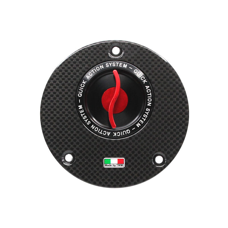 TWM Quick Action Carbon Fiber Gas Cap for Yamaha - TYFP.01