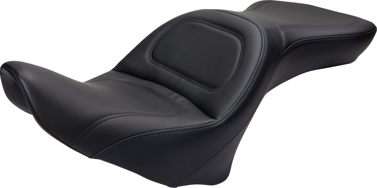 Saddlemen Seat - Explorer™ - Without Backrest - Stitched - Black - FLSTF '07-'17