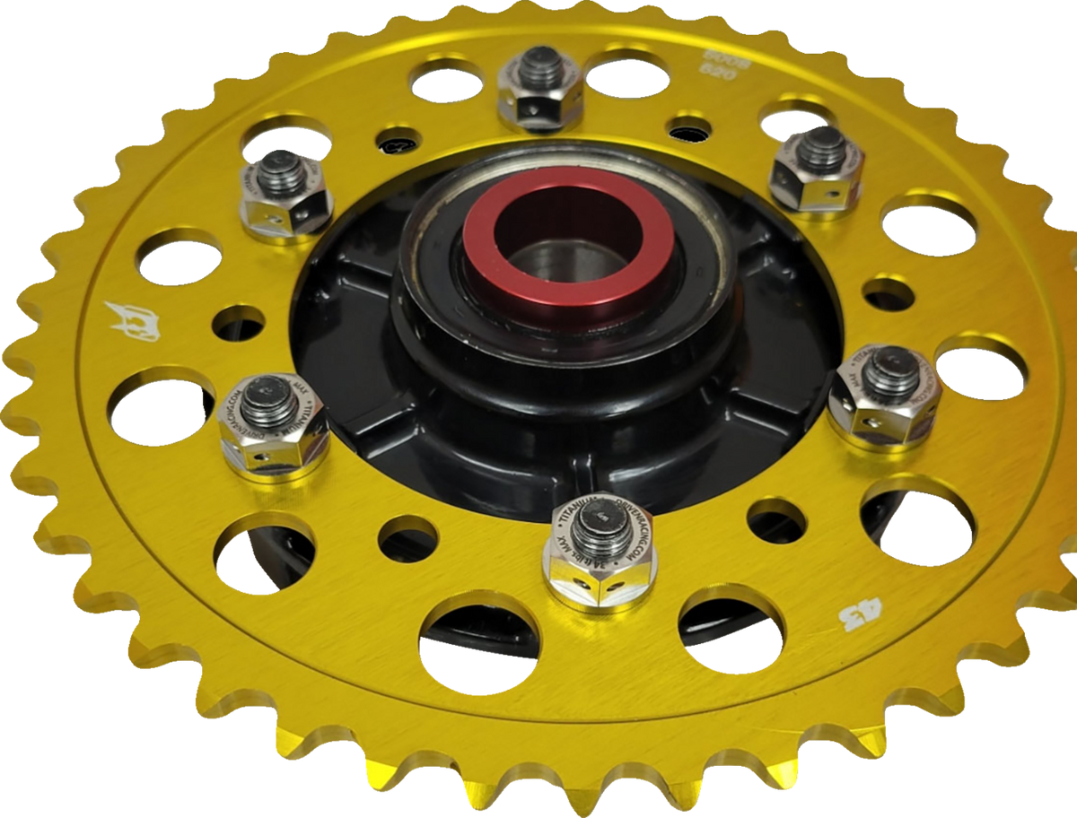 Driven Racing Sprocket Nuts - Titanium - 6 Pack