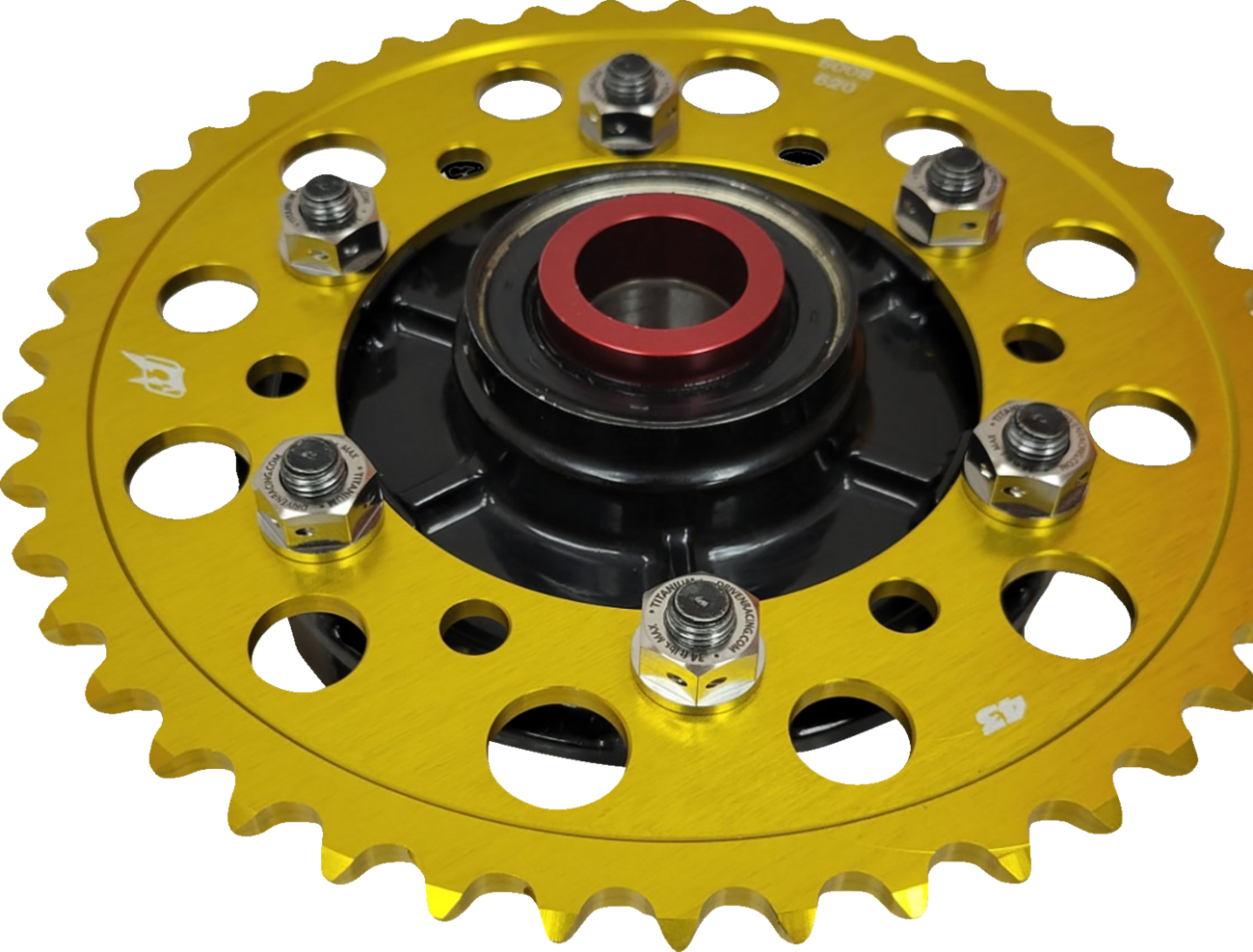 Driven Racing Sprocket Nuts - Titanium - 6 Pack