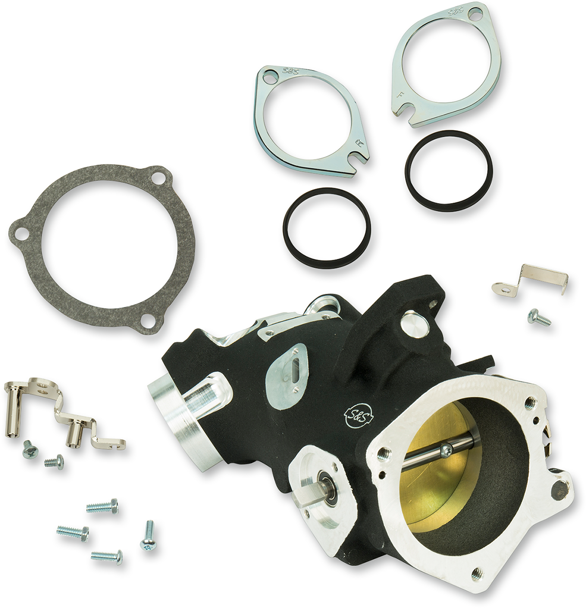 S&S Cycle Throttle Hog Cable Operated Throttle Body Kit - Black - 58 MM