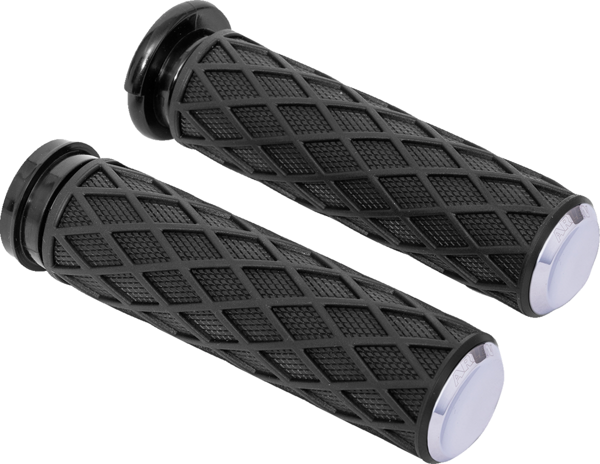 Arlen NESS Diamond Grips - Cable - Chrome