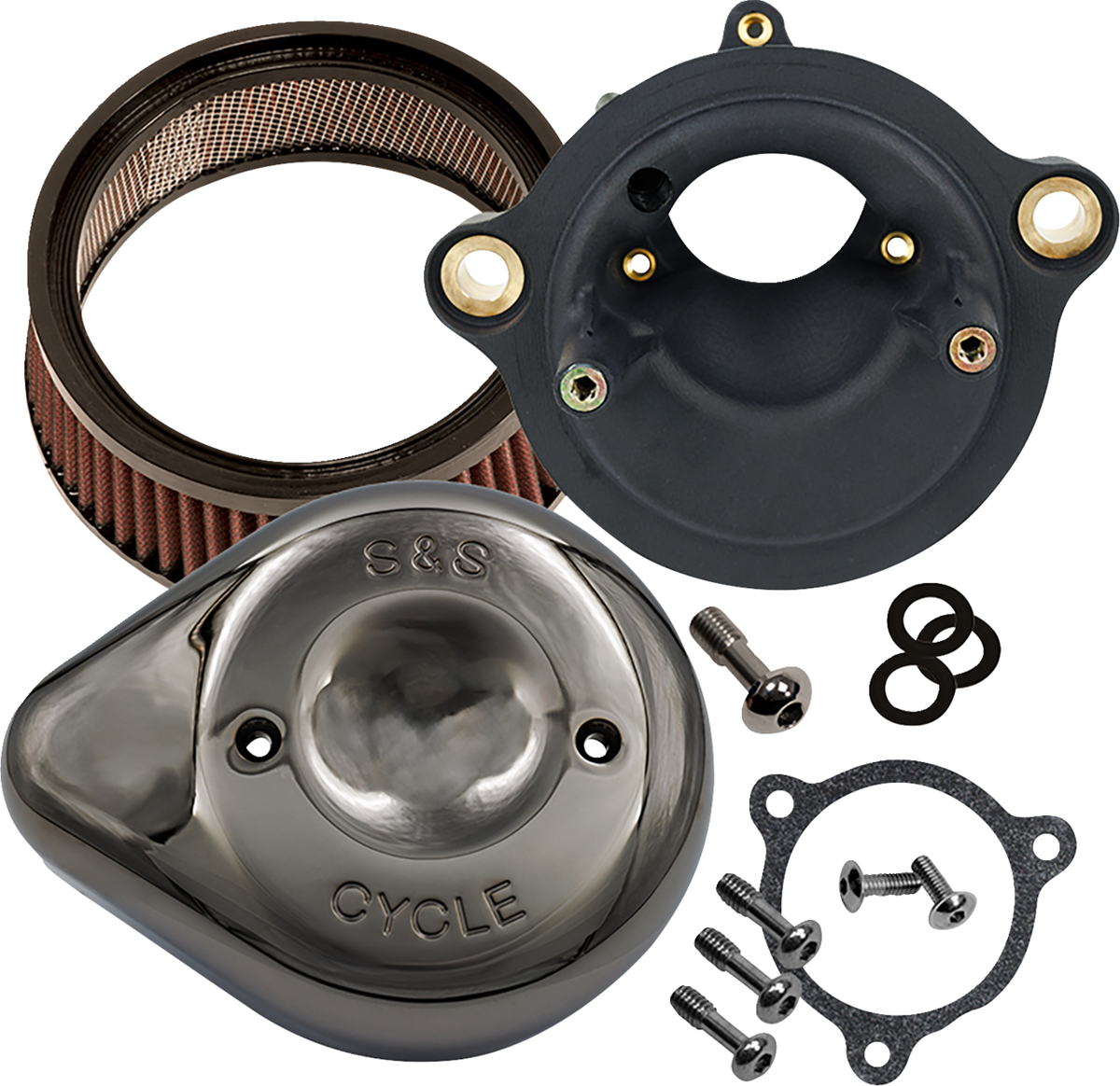 S&amp;S Cycle Stealth Air Cleaner Kit - Cover - M8 Touring