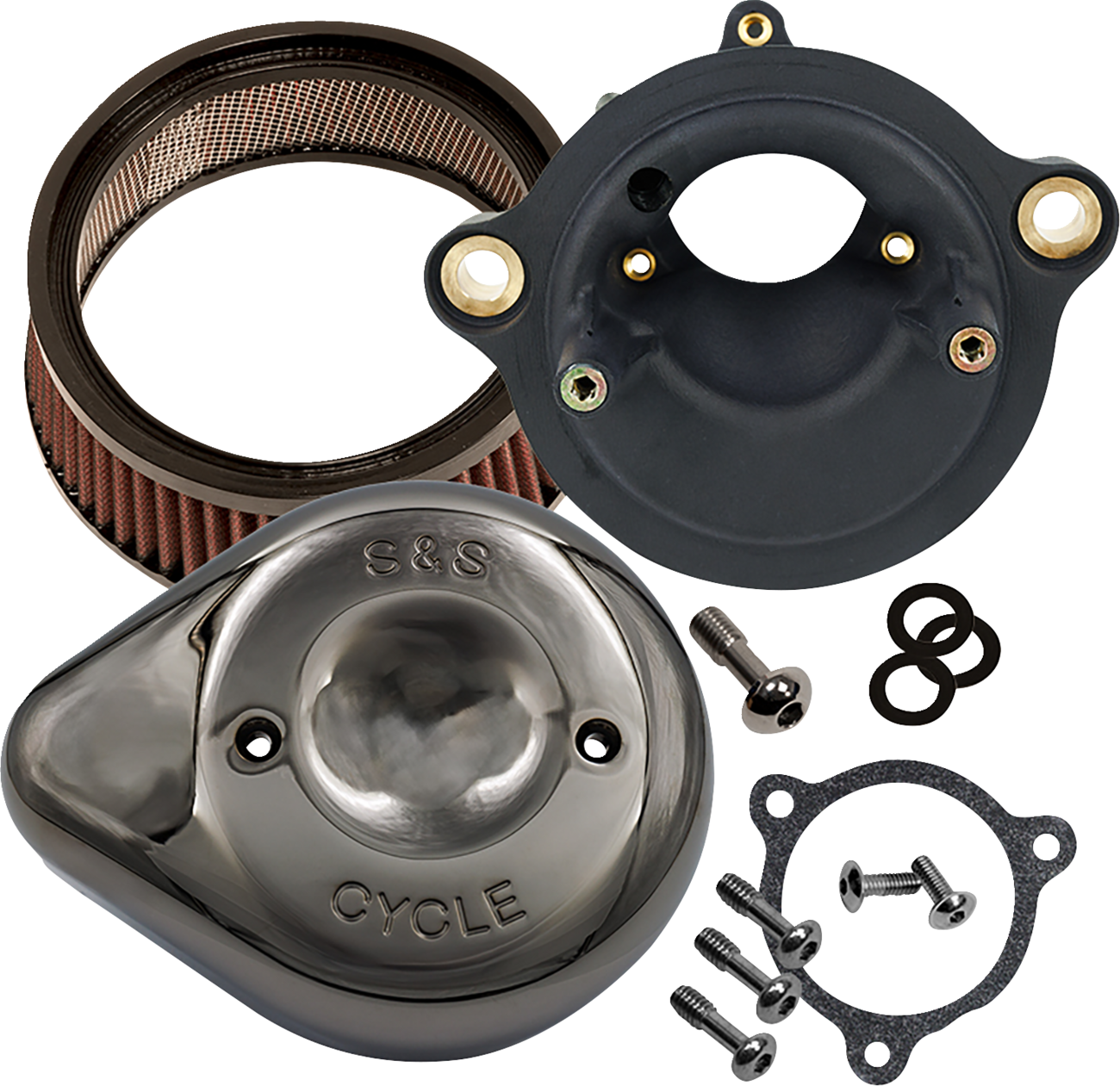S&S Cycle Stealth Air Cleaner Kit - Cover - M8 Touring