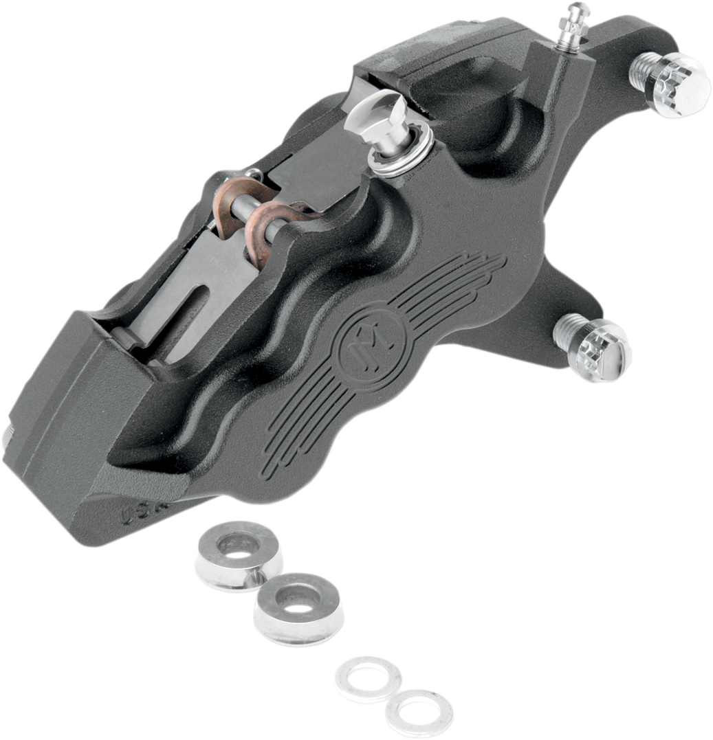 Performance Machine (PM) 6 Piston Caliper - 11.5" - Right - Black Ops