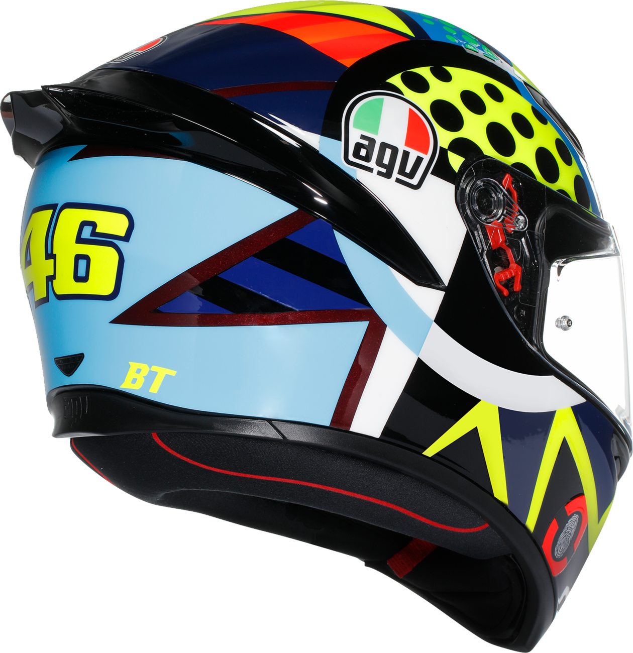 agv k1 rossi helmet S resistance thermoplastic material AGV K1 S