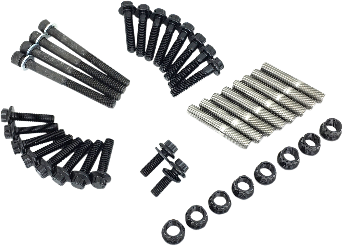 Feuling Parts Stud/Nuts - Internal Rocker Box/Rockershaft - Kit - M8
