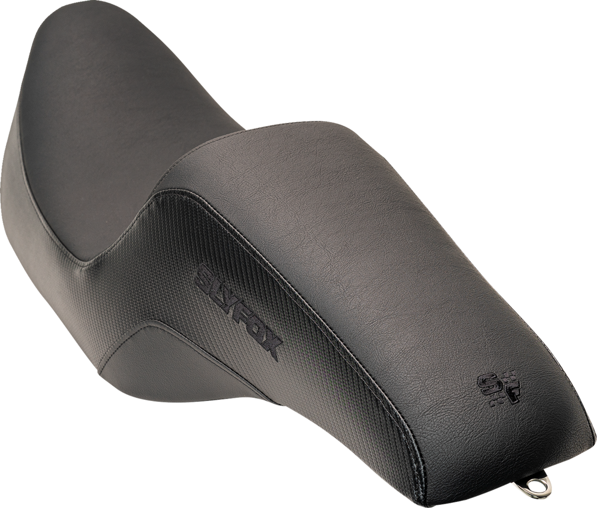 Slyfox Drifter Seat - Black Logo - Smooth Vinyl - Carbon Fiber - FL '08-'23