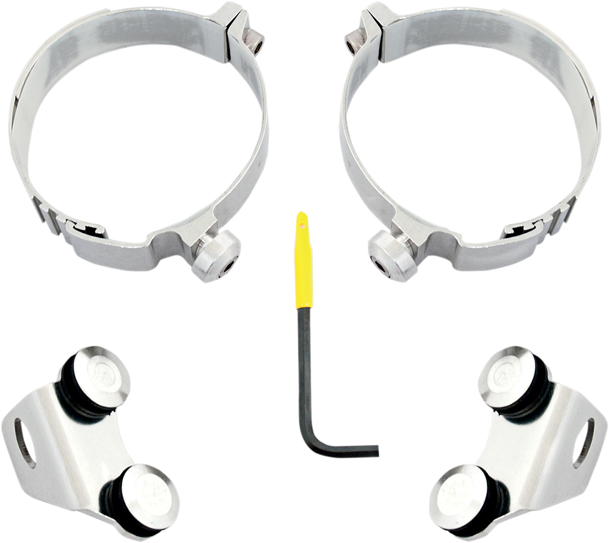 Memphis Shades Fork Cover - Hardware Kit - Polished
