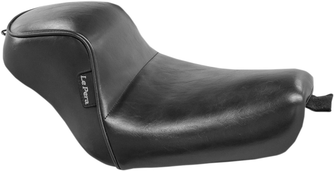Le Pera Sprocket Solo Seat - Smooth - Black - XL '04-'23