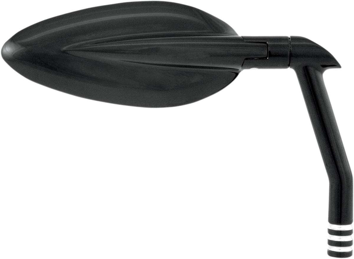 Performance Machine (PM) Mirror - Vision - Blade - Side View - Teardrop - Black/Contrast Cut - Left/Right