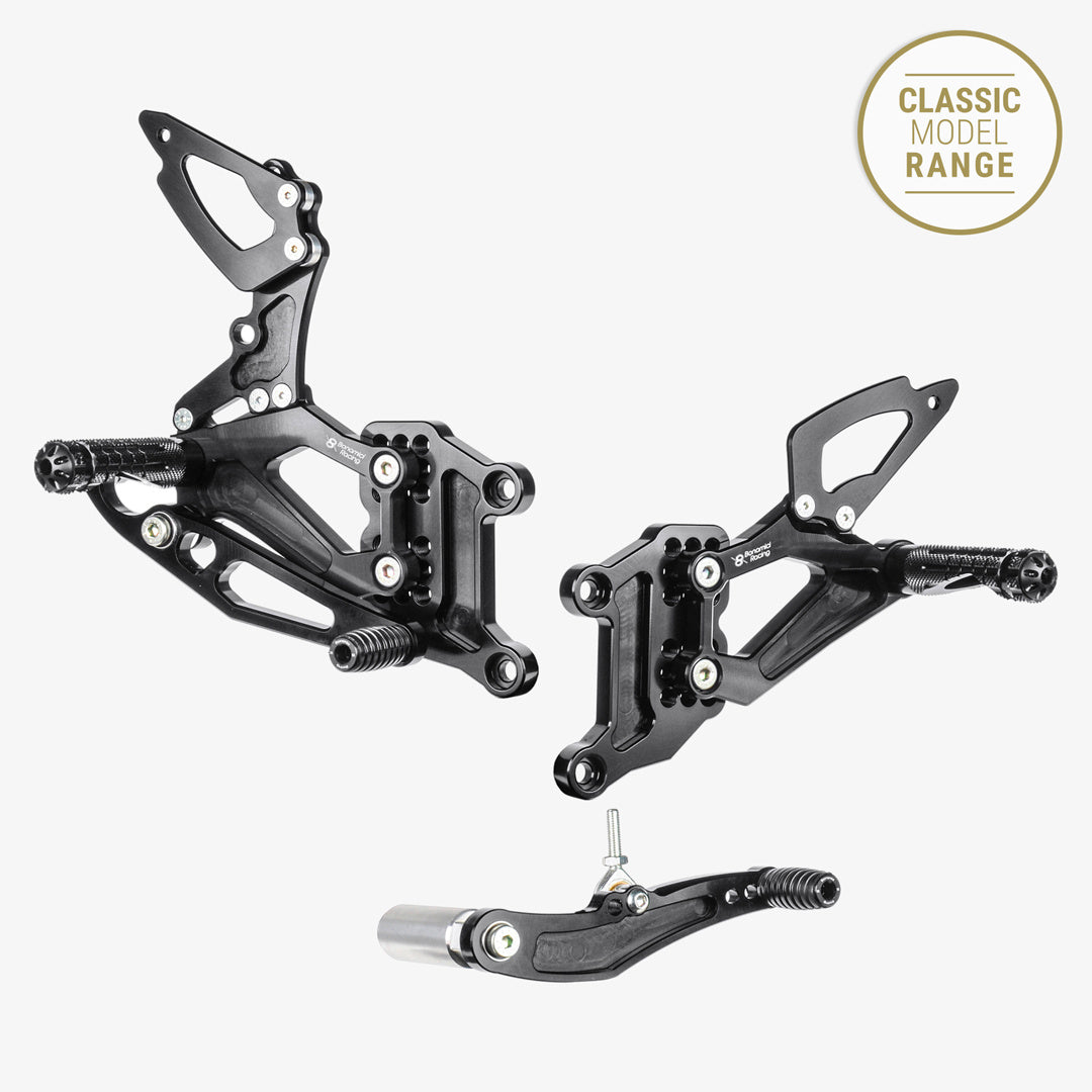 Bonamici Racing Adjustable Rearsets - Yamaha YZF R6