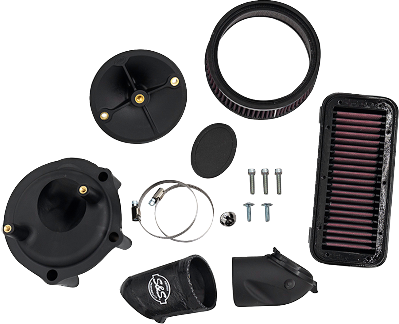 S&S Cycle Stealth Air Cleaner Kit Without Cover - Indian