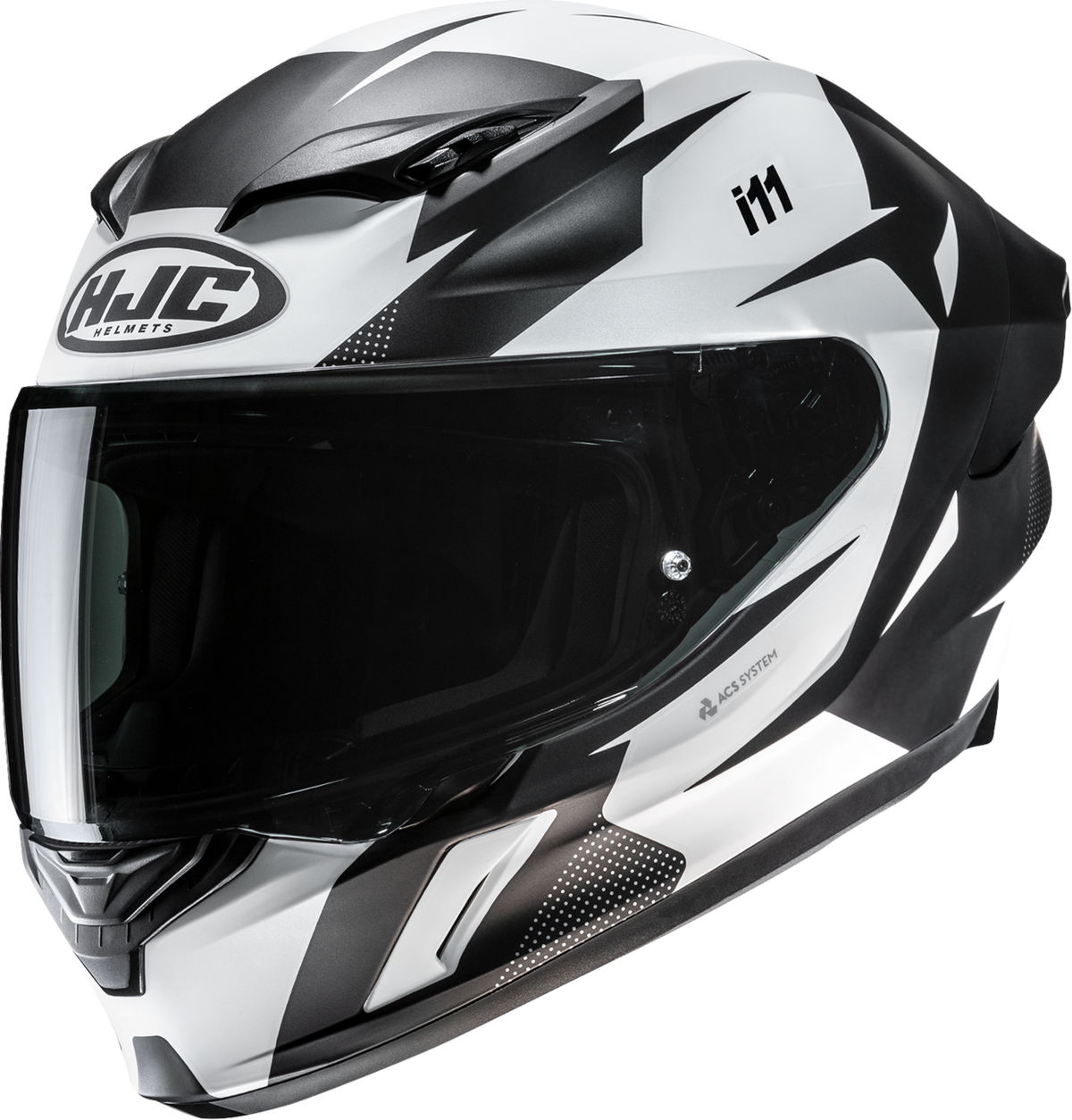 HJC I11 Plus Instant Helmet - Black / Gray / MC10SF / Matte / White / 4XL