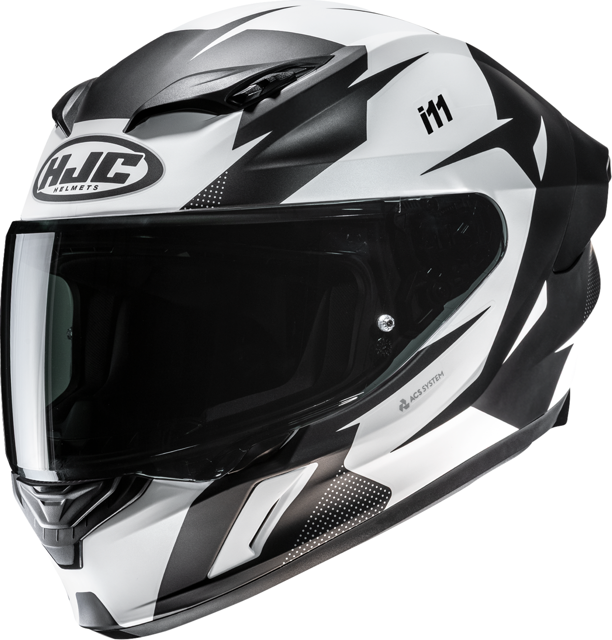 HJC I11 Plus Instant Helmet - Black / Gray / MC10SF / Matte / White / 4XL