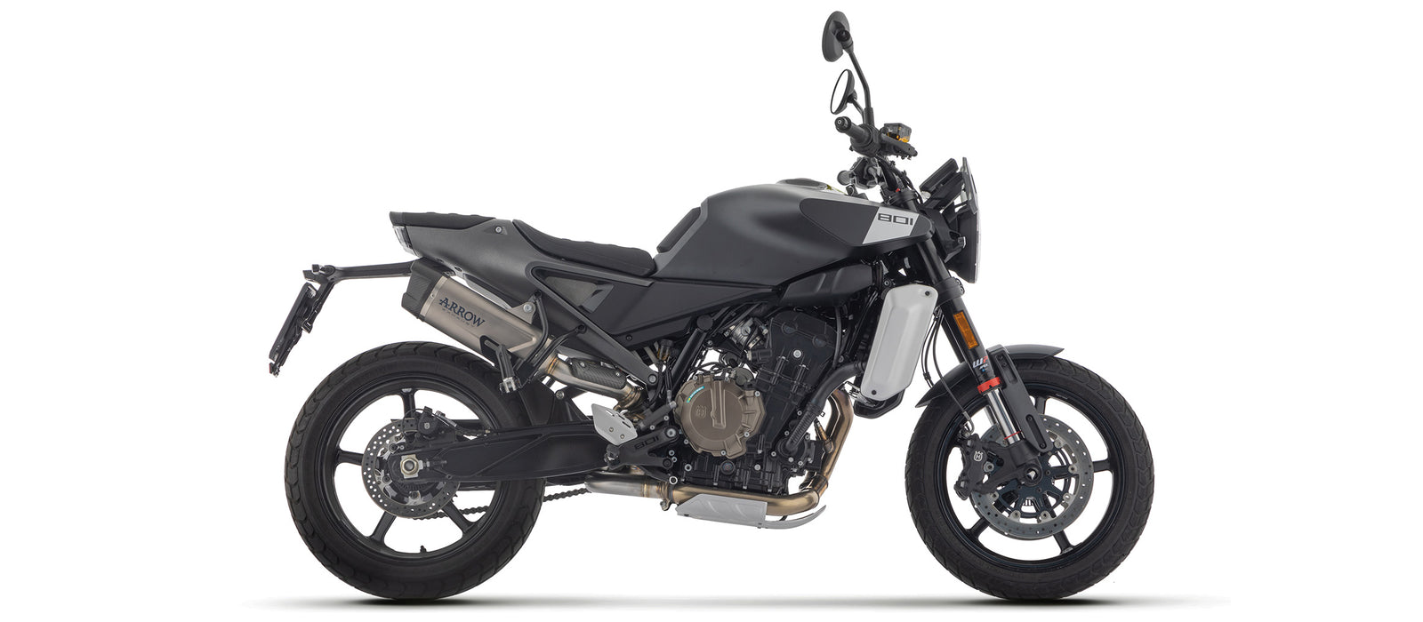 Arrow 71975PK Indy Race Evo Titanium Slip On With Carbon End Cap