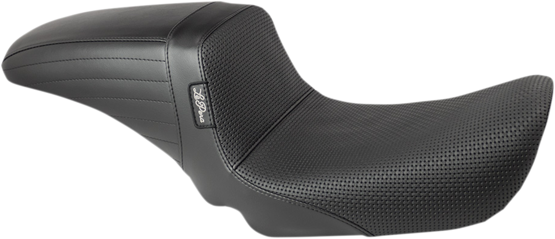 Le Pera Kickflip Seat - Basketweave - Black - FXD '04-'05