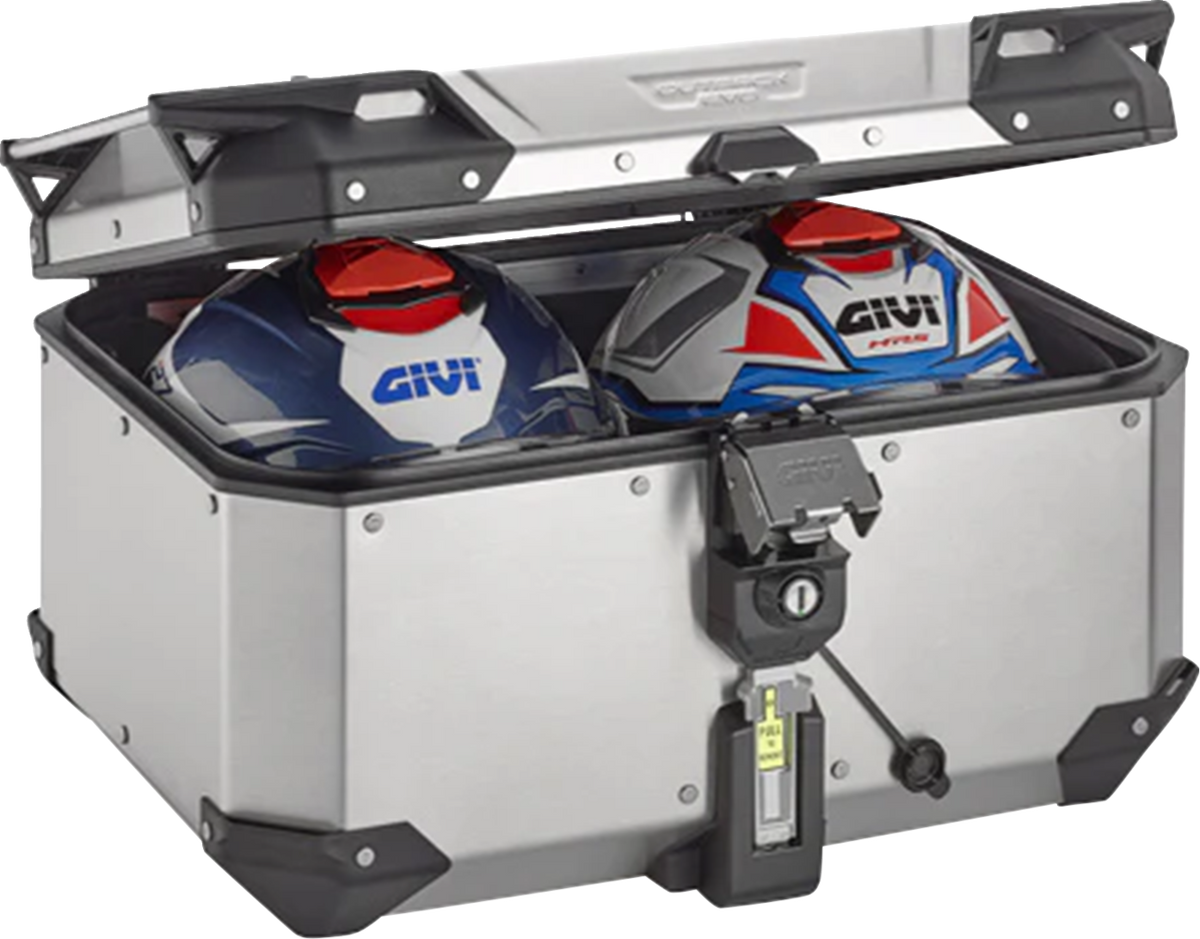 GIVI Outback Evo Top Case - 58 Liter - Silver