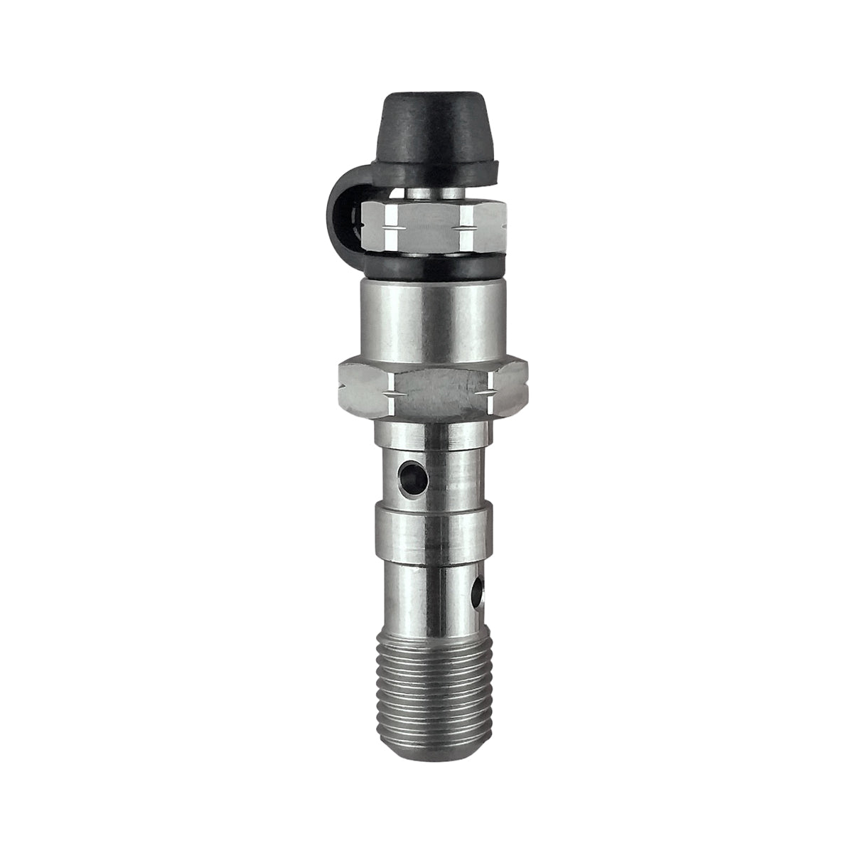 Double banjo bolt with bleed nipple M10x1.0x29 mm