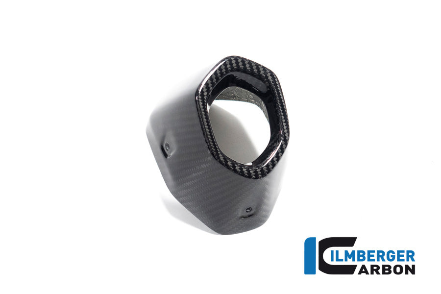 Ilmberger Carbon Exhaust End Cap Protector BMW R 1300 GS - Gloss / Twill