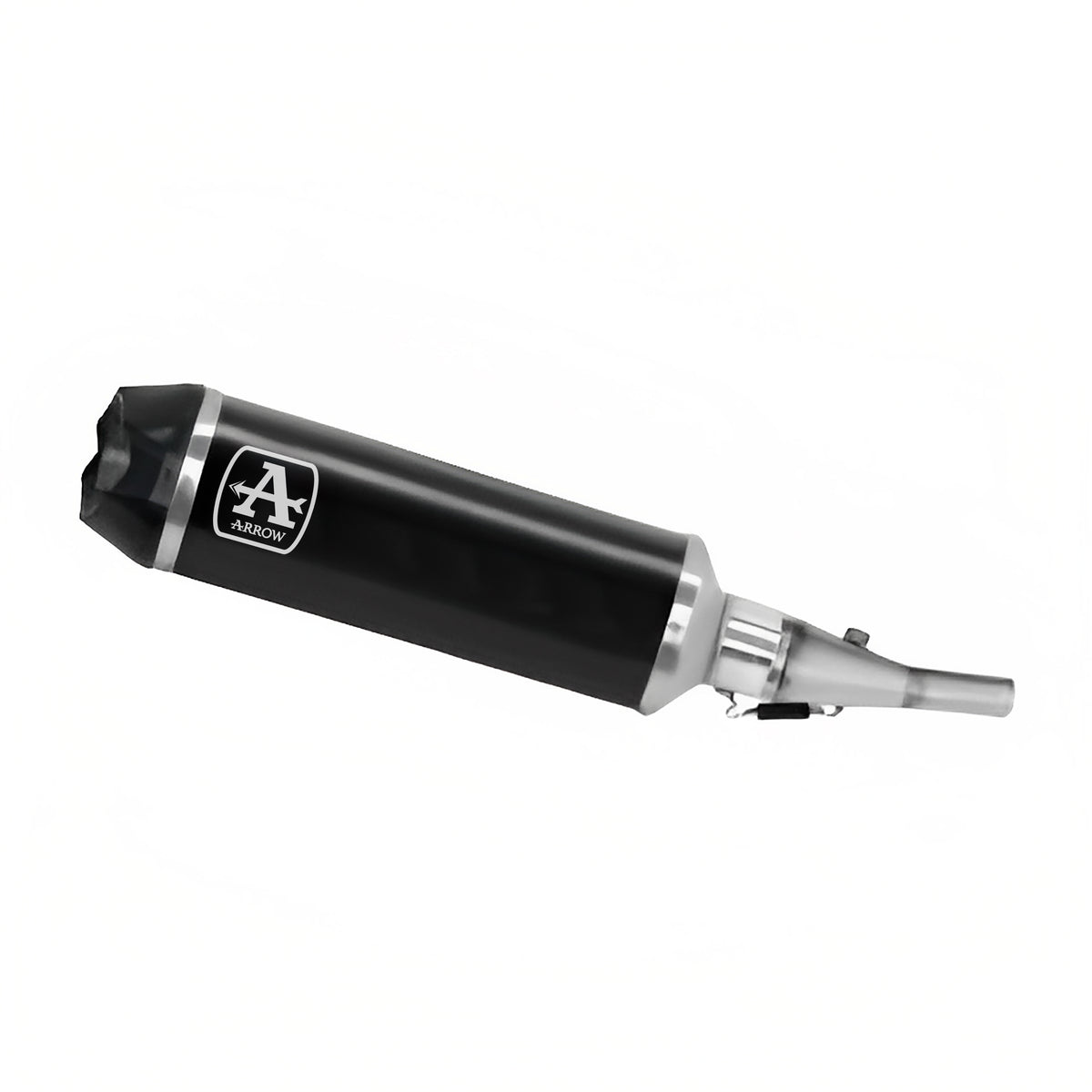 53547AKN Indy Race Aluminium Dark Slip On With Carbon End Cap