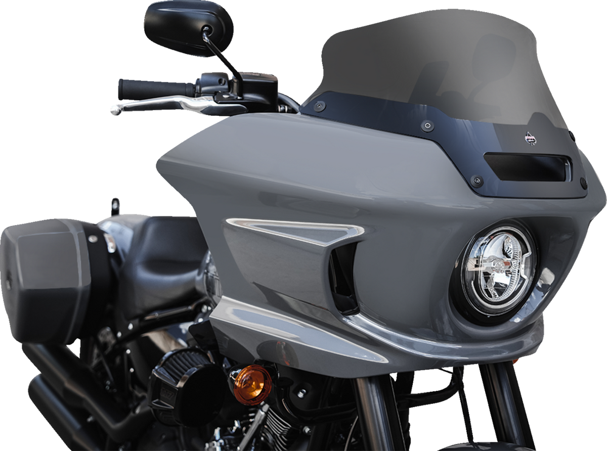 Klock Werks Flare® Windshield - 6" - Dark Smoke - FXLRST
