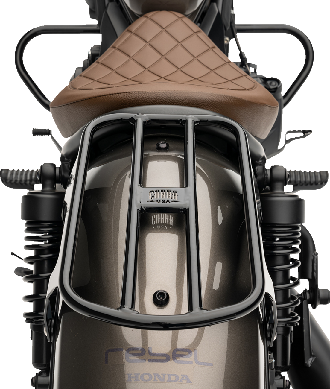 Cobra Solo Luggage Rack - Tube - Black - Rebel 300/500