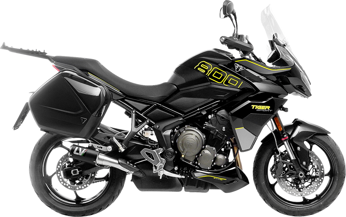 LeoVince LV-Corsa Slip-On Muffler - Carbon Fiber - Tiger Sport 800