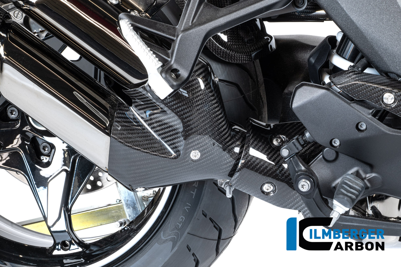 Ilmberger Carbon Exhaust Heat Shield Kit BMW R 1300 R - Gloss / Twill
