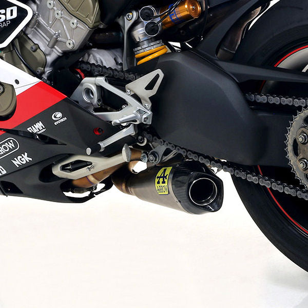 Arrow Works Titanium Slip-On Exhaust for Panigale V4 V4S V4R Speciale