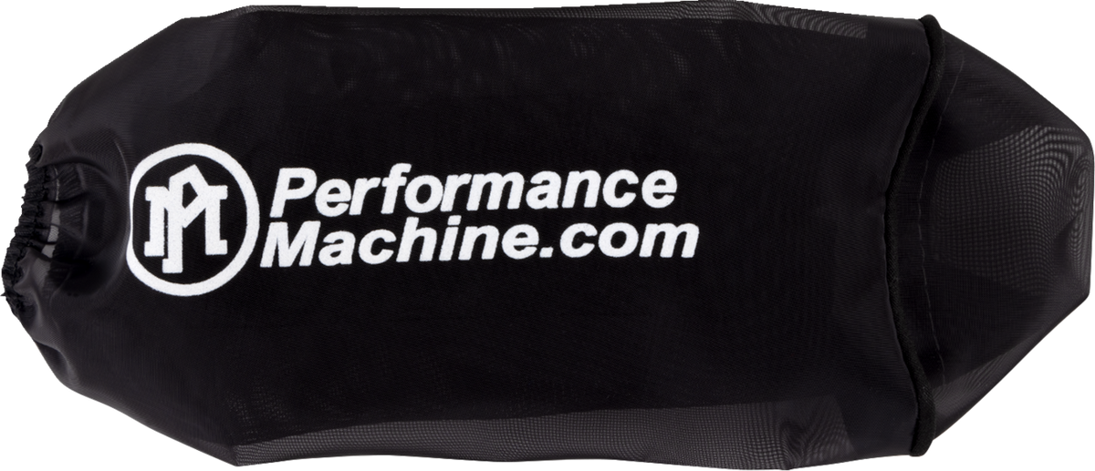 Performance Machine (PM) Pullover Rain Sock - Black - Fast Air Intake Cleaners