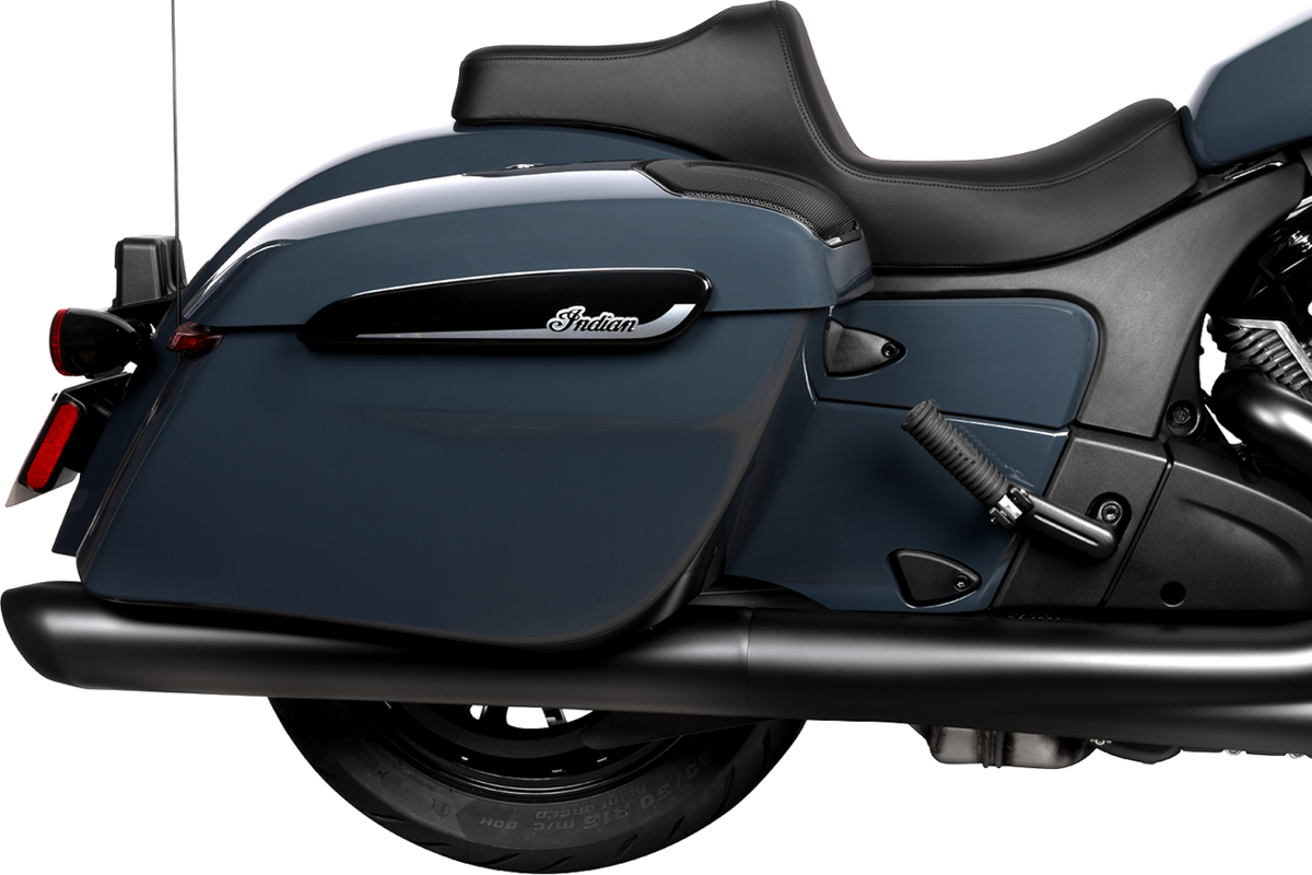 Drag Specialties Seats Predator III 2-Up Seat - Vinyl/Solar Leather - Smooth - Chieftain '25/Challenger '20-'25