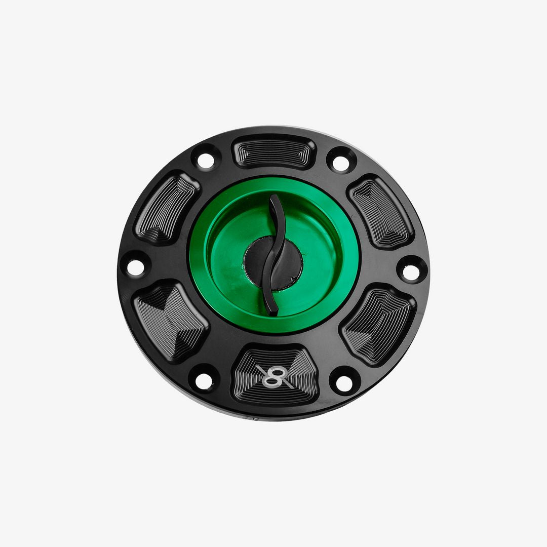 Bonamici Racing Tank Cap - Triumph Daytona - Street Triple - Speed Triple - Green