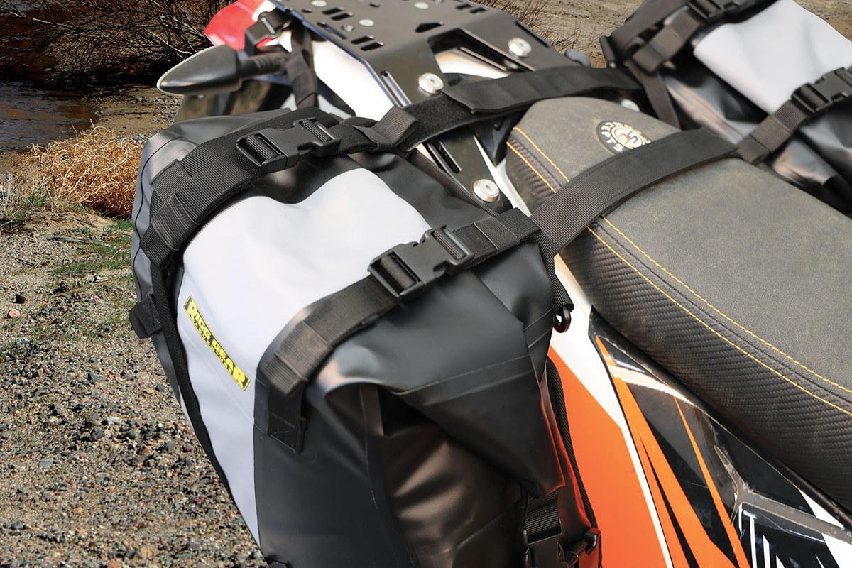 Nelson RIGG Hurricane Dual Sport Saddlebags - Black/Gray
