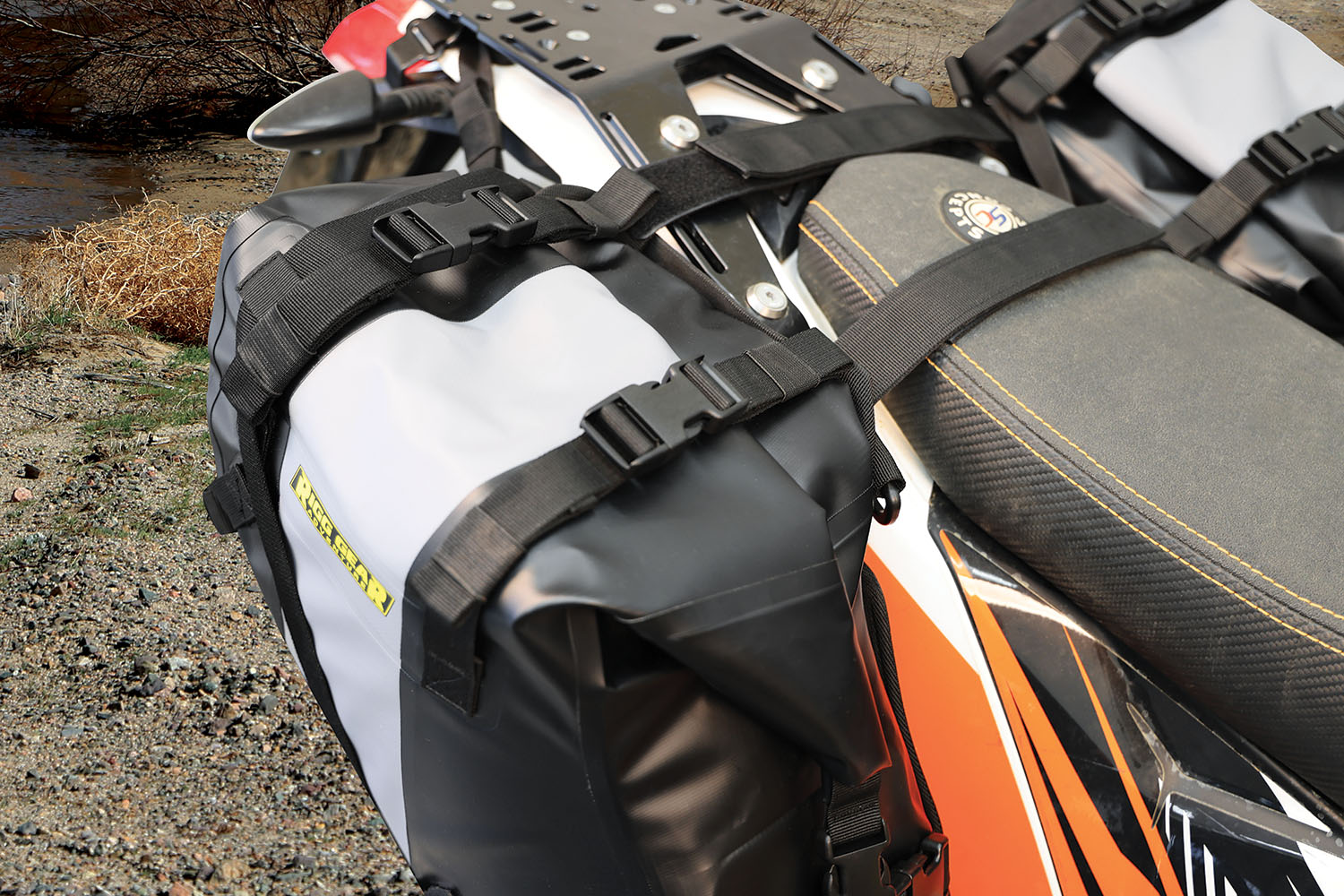 Nelson RIGG Hurricane Dual Sport Saddlebags - Black/Gray
