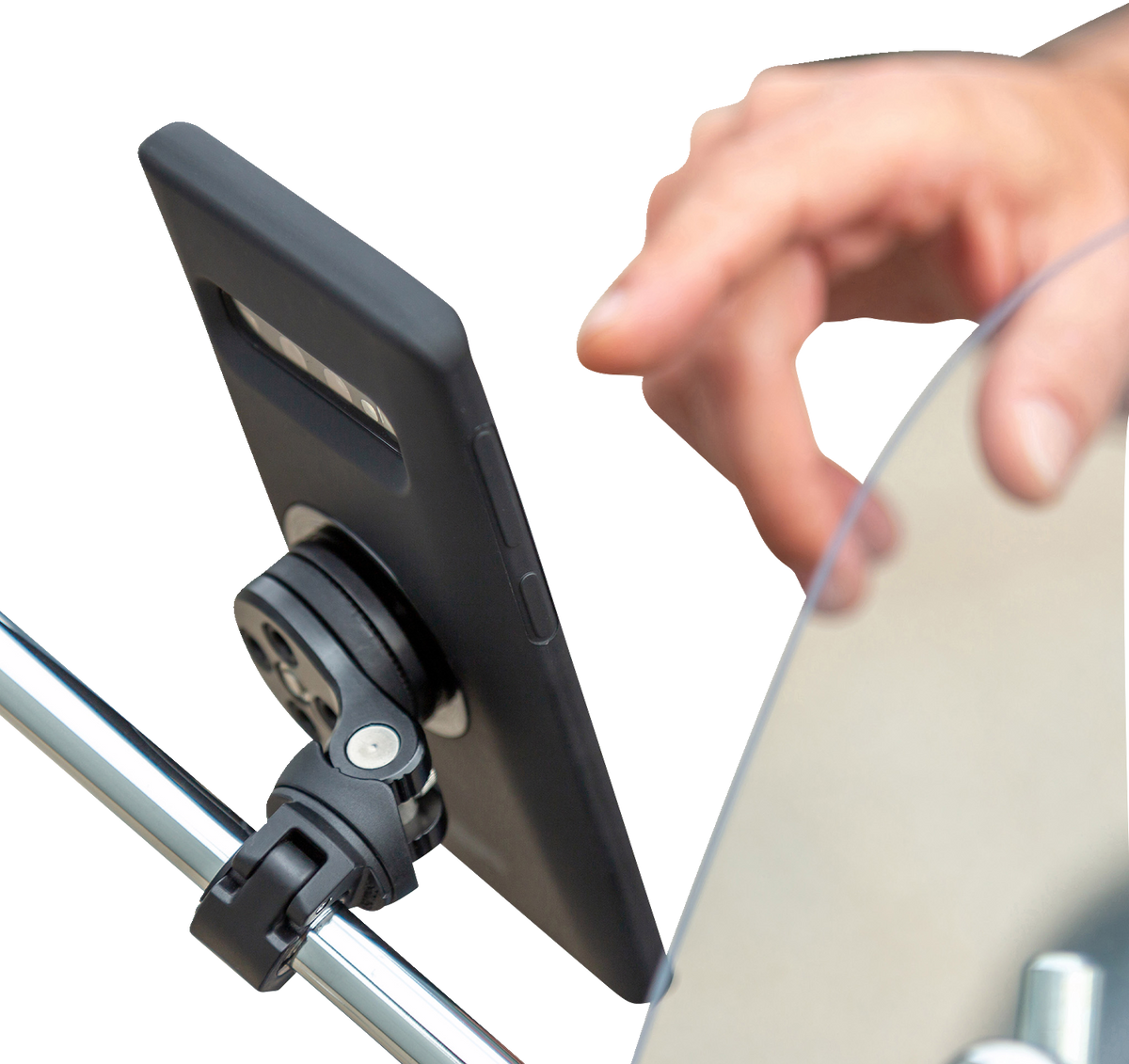 SP Connect Mirror Mount Pro - Phone - Black