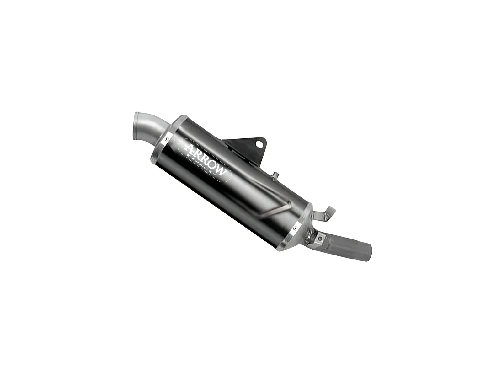 72647AON Indy Race Evo Aluminium Dark Slip On With Steel End Cap