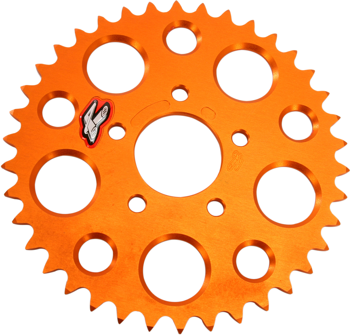 Renthal Rear Sprocket - Aluminum - 38 Tooth - Orange - KTM