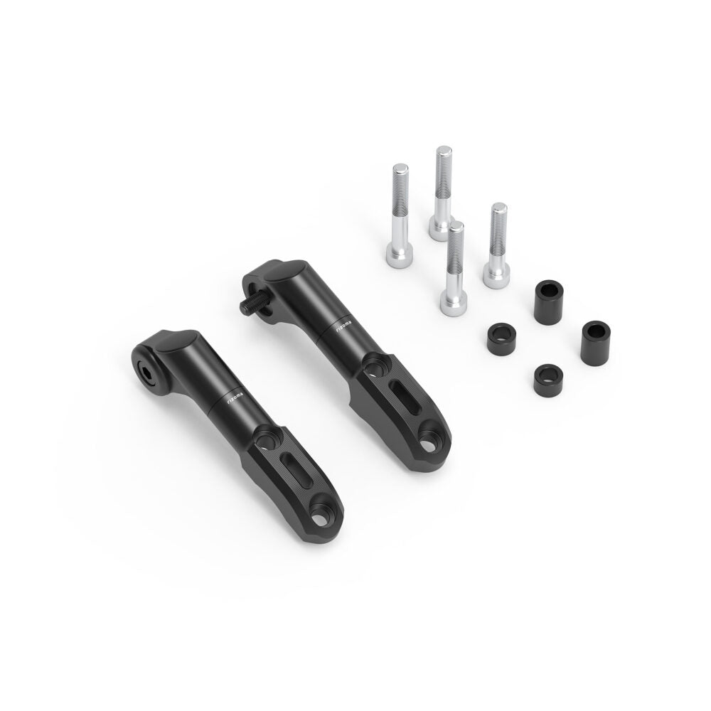Rizoma Side Mount Mirror Mounting Kit - Black / Left / Right