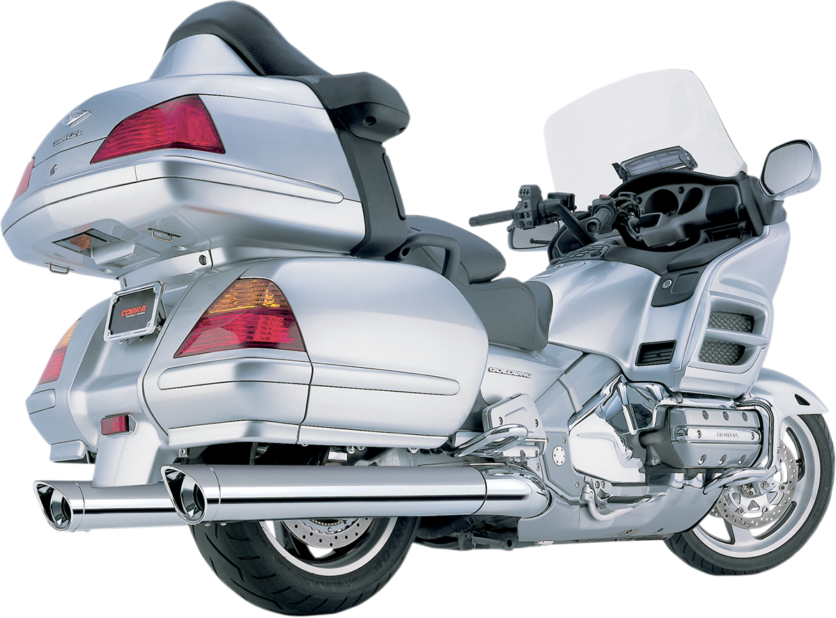 Cobra Classic Slip-On Mufflers - Scalloped