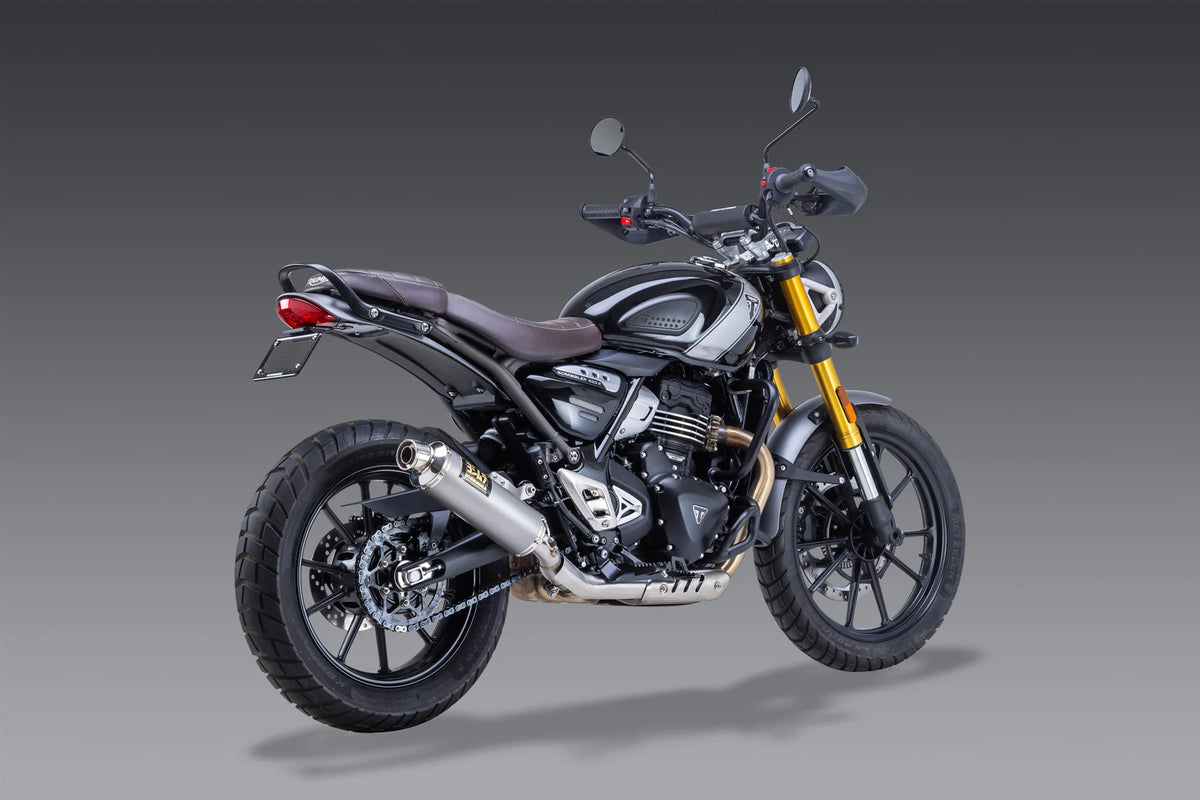 Yoshimura SPEED/SCRAMBLER 400 2024-25 GP-MAGNUM Stainless Slip-On, W/ Stainless Muffler