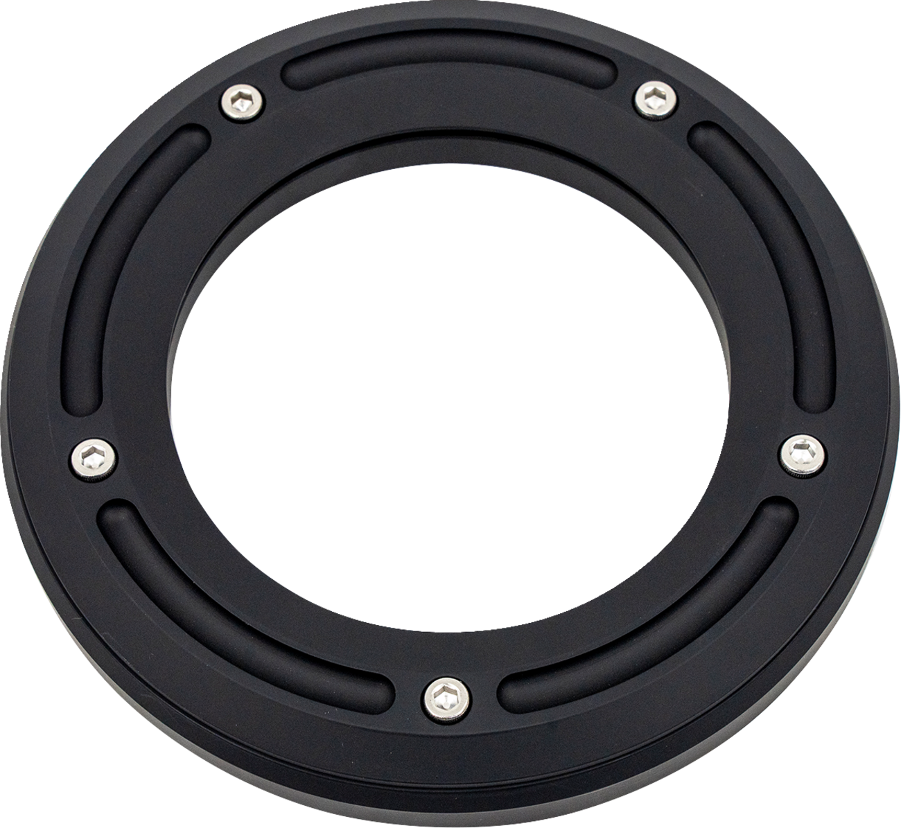 Trask Assault Derby Cover With Window - Matte Black - Big Twin