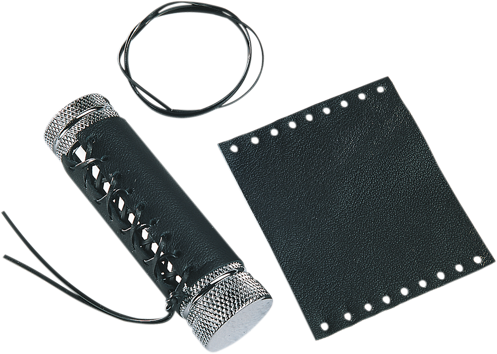 Drag Specialties Seats Leather Grip Covers - Twist