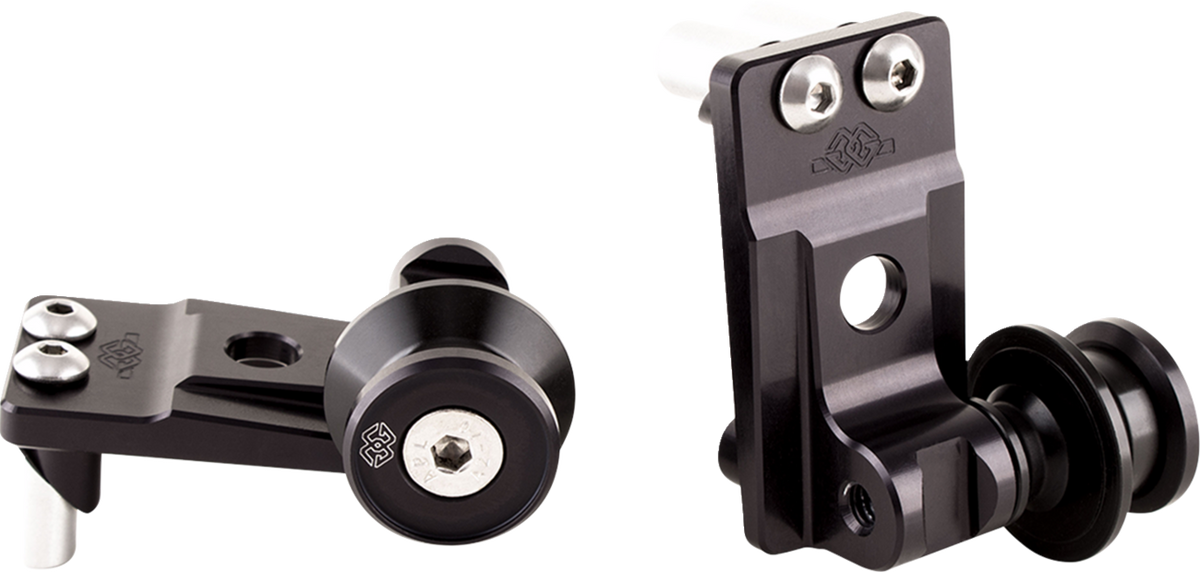 Gilles Tooling AXB Chain Adjuster - Black - Kawasaki/Honda