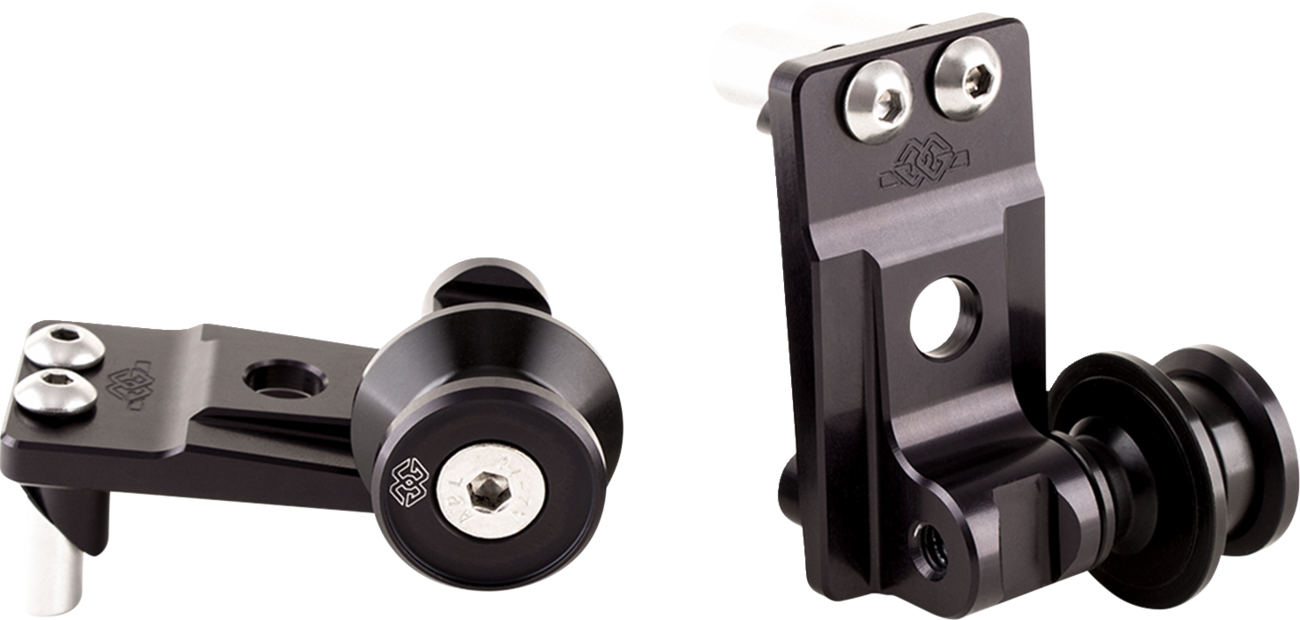 Gilles Tooling AXB Chain Adjuster - Black - Kawasaki/Honda