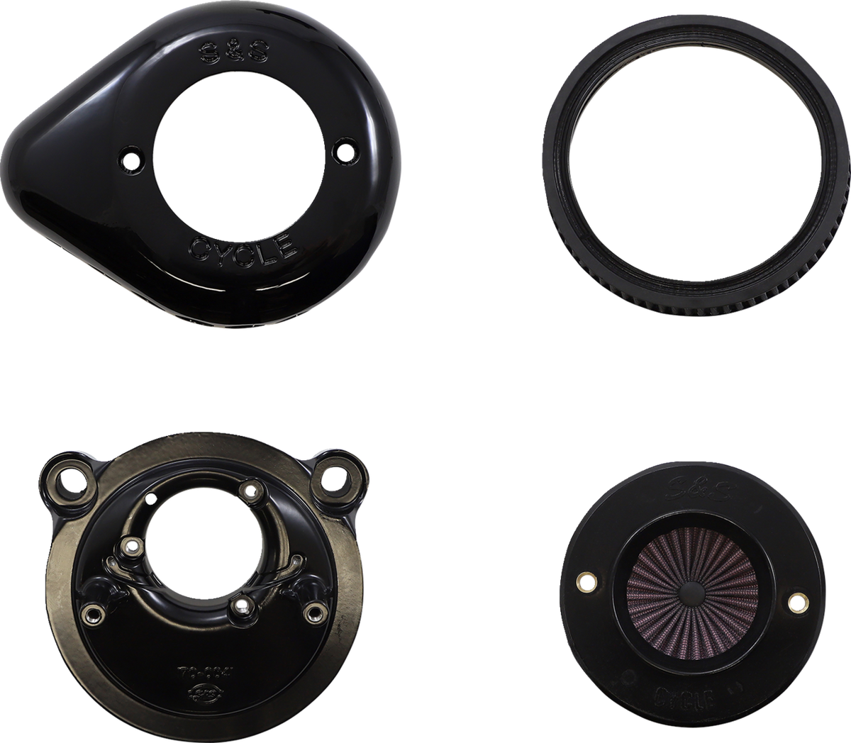 S&S Cycle Air Stinger Stealth Air Cleaner Kit - Black
