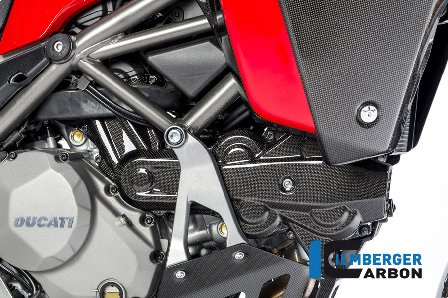 Ilmberger Carbon Horizontal Timing Belt Cover Ducati MTS 1200 2015 - Gloss
