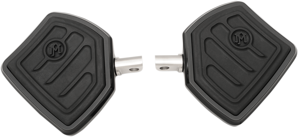 Performance Machine (PM) Passenger Floorboards - Contoured - Black