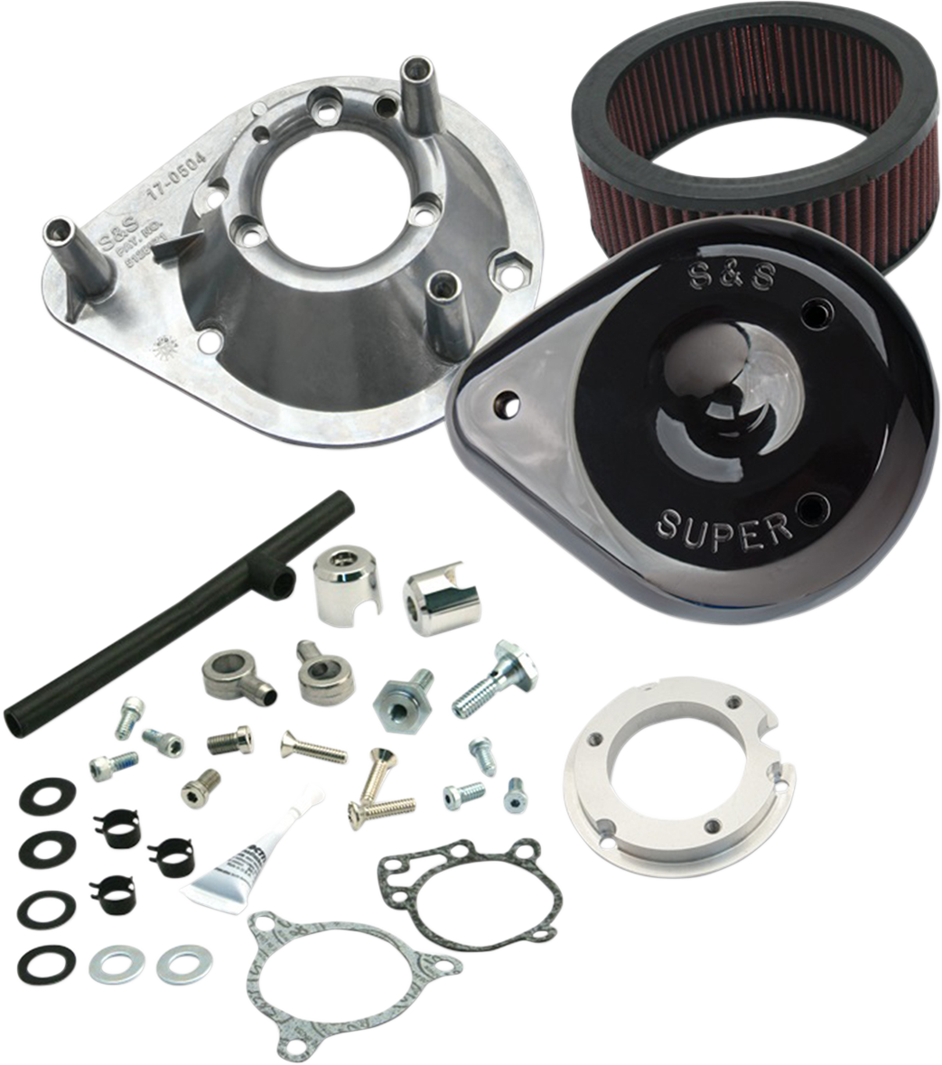 S&amp;S Cycle Teardrop Air Cleaner - Gloss Black