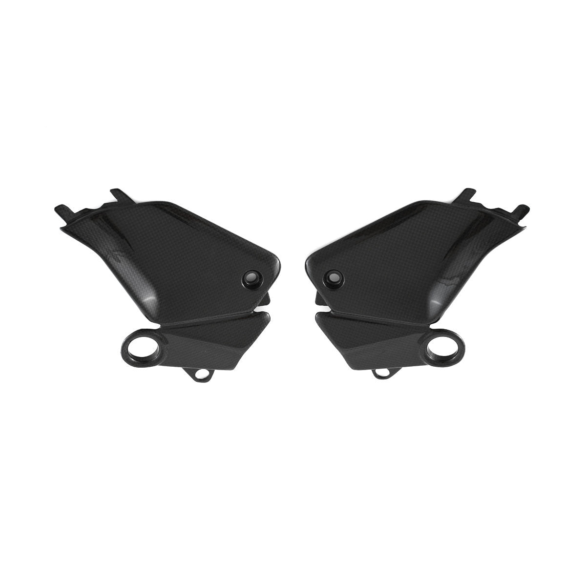 Fullsix Carbon Fiber Lower Tank and Frame Cover Set for Panigale V4 V4S Tricolore